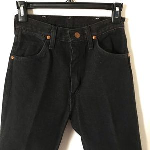 Wrangler Black Jeans High Waist